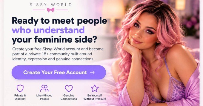 Feminine adult creating a personal transformation with clothing, makeup and styling